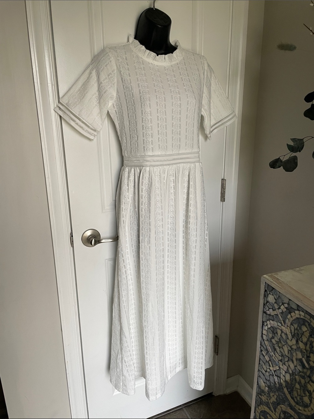 NWT Polagram White Lace Dress